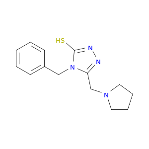4-Benzyl-5-[(pyrrolidin-1-yl)methyl]-4H-1,2,4-triazole-3-thiol