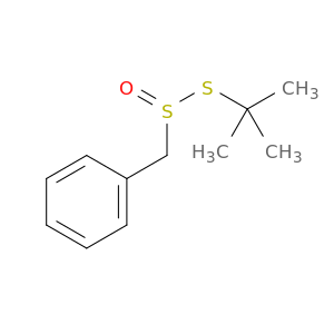 Benzenemethanesulfinothioic acid, S-(1,1-dimethylethyl) ester