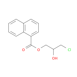 1-Naphthalenecarboxylic acid, 3-chloro-2-hydroxypropyl ester