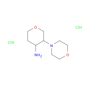 3-(morpholin-4-yl)oxan-4-amine dihydrochloride