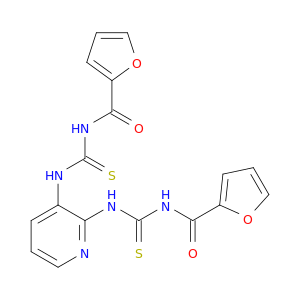 2-Furancarboxamide, N,N'-[2,3-pyridinediylbis(iminocarbonothioyl)]bis-