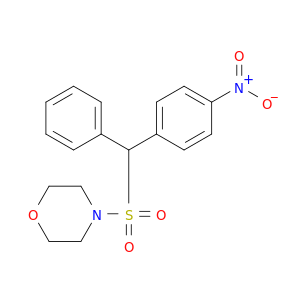 Morpholine, 4-[[(4-nitrophenyl)phenylmethyl]sulfonyl]-
