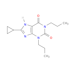 1H-Purine-2,6-dione, 8-cyclopropyl-3,7-dihydro-1,3-dipropyl-