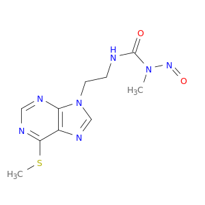 1-methyl-3-{2-[6-(methylsulfanyl)-9h-purin-9-yl]ethyl}-1-nitrosourea