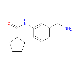 N-[3-(aminomethyl)phenyl]cyclopentanecarboxamide
