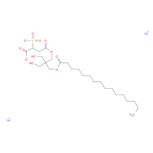 丁二烯酸,2-磺酸,4-[2,2-双(羟甲基)-3-[(1-氧己二烷基)氧]丙基酯,钠盐(1：2)