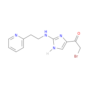 Ethanone, 2-bromo-1-[2-[[2-(2-pyridinyl)ethyl]amino]-1H-imidazol-4-yl]-