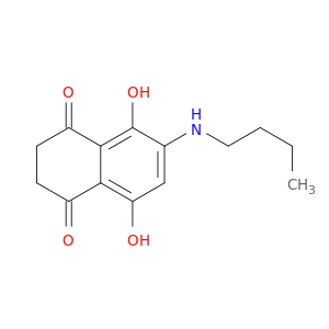 1,4-Naphthalenedione, 6-(butylamino)-2,3-dihydro-5,8-dihydroxy-