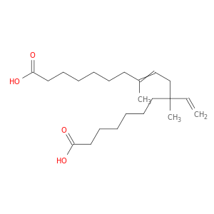 8-Octadecenedioic acid, 11-ethenyl-8,11-dimethyl-