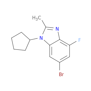 6-溴-1-环戊基-4-氟-2-甲基-1H-苯并[d]咪唑
