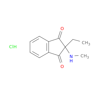 1H-茚-1,3(2H)-二酮,2-乙基-2-(甲基氨基)-,盐酸盐(1：1)