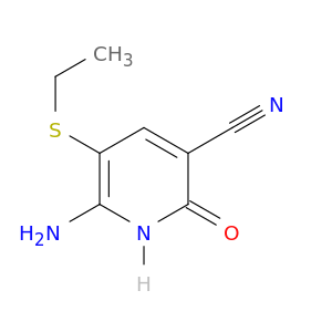 3-Pyridinecarbonitrile, 6-amino-5-(ethylthio)-1,2-dihydro-2-oxo-