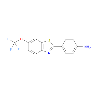 Benzenamine, 4-[6-(trifluoromethoxy)-2-benzothiazolyl]-