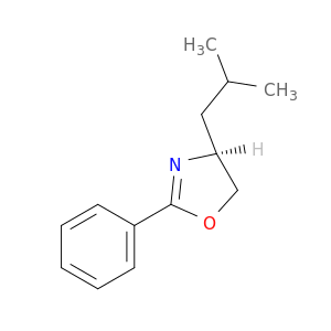 Oxazole, 4,5-dihydro-4-(2-methylpropyl)-2-phenyl-, (4S)-