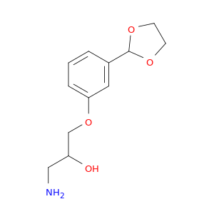 2-Propanol, 1-amino-3-[3-(1,3-dioxolan-2-yl)phenoxy]-
