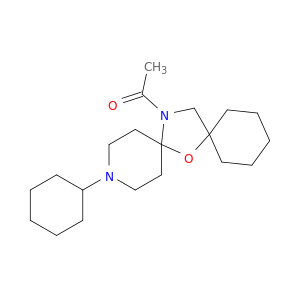 7-Oxa-3,15-diazadispiro[5.1.5.2]pentadecane, 15-acetyl-3-cyclohexyl-