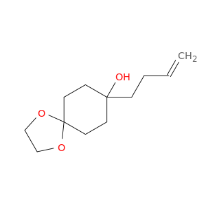 1,4-Dioxaspiro[4.5]decan-8-ol, 8-(3-butenyl)-