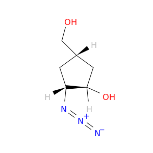 Cyclopentanemethanol, 3-azido-4-hydroxy-, (1S,3R,4R)-