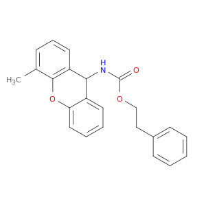 PHENETHYL N-(4-METHYL-9H-XANTHEN-9-YL)CARBAMATE