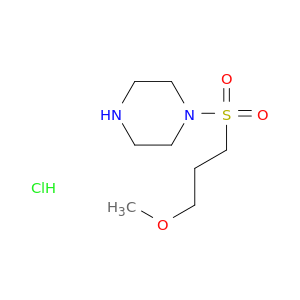 1-(3-methoxypropanesulfonyl)piperazine hydrochloride