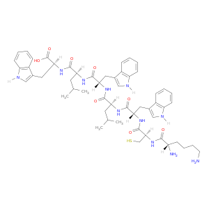 L-Tryptophan, L-lysyl-L-cysteinyl-L-tryptophyl-L-leucyl-L-tryptophyl-L-leucyl-