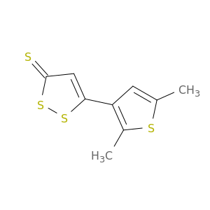 3H-1,2-Dithiole-3-thione, 5-(2,5-dimethyl-3-thienyl)-