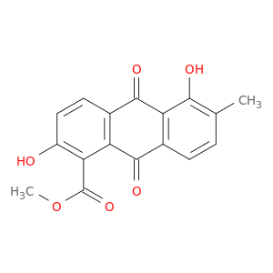 1-Anthracenecarboxylicacid, 9,10-dihydro-2,5-dihydroxy-6-methyl-9,10-dioxo-, methyl ester