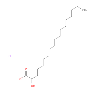 Octadecanoic acid,hydroxy-, monolithium salt