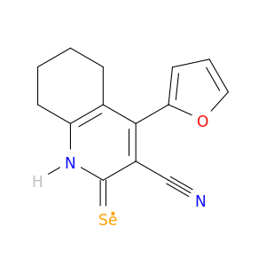 3-Quinolinecarbonitrile, 4-(2-furanyl)-1,2,5,6,7,8-hexahydro-2-selenoxo-