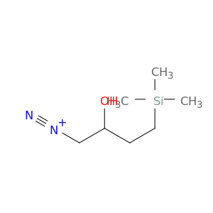 1-Butanediazonium, 2-hydroxy-4-(trimethylsilyl)-