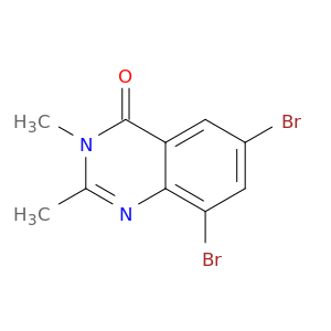 4(3H)-Quinazolinone, 6,8-dibromo-2,3-dimethyl-