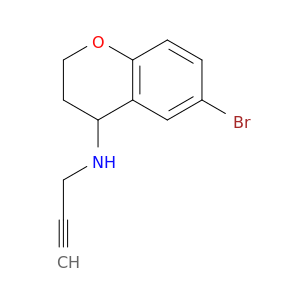 6-bromo-N-(prop-2-yn-1-yl)-3,4-dihydro-2H-1-benzopyran-4-amine