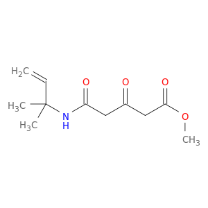 Pentanoic acid,5-[(1,1-dimethyl-2-propen-1-yl)amino]-3,5-dioxo-, methyl ester