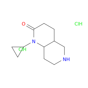 1-cyclopropyl-decahydro-1,6-naphthyridin-2-one dihydrochloride