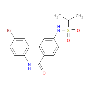 Benzamide, N-(4-bromophenyl)-4-[[(1-methylethyl)sulfonyl]amino]-