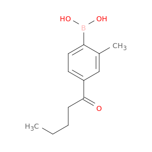 B-[2-甲基-4-(1-氧代戊基)苯基]硼酸