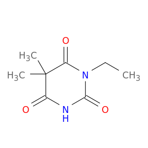 2,4,6(1H,3H,5H)-Pyrimidinetrione,1-ethyl-5,5-dimethyl-
