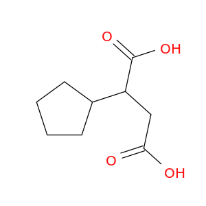 2-cyclopentylbutanedioic acid