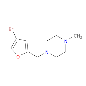 Piperazine, 1-[(4-bromo-2-furanyl)methyl]-4-methyl-