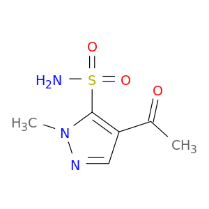 1H-Pyrazole-5-sulfonamide, 4-acetyl-1-methyl-