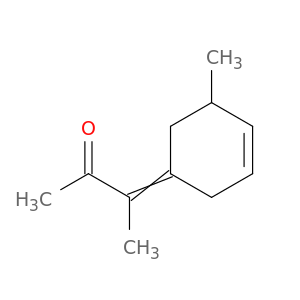 2-Butanone, 3-(5-methyl-3-cyclohexen-1-ylidene)-
