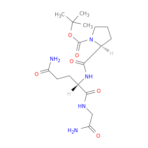 Glycinamide, 1-[(1,1-dimethylethoxy)carbonyl]-L-prolyl-L-glutaminyl-