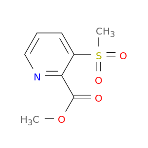 2-Pyridinecarboxylic acid, 3-(methylsulfonyl)-, methyl ester