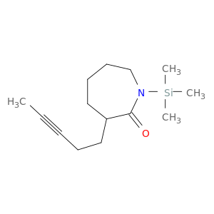2H-Azepin-2-one, hexahydro-3-(3-pentynyl)-1-(trimethylsilyl)-
