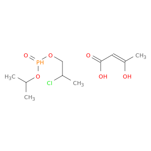 2-Butenoic acid,3-[[(2-chloropropoxy)(1-methylethoxy)phosphinyl]oxy]-, methyl ester
