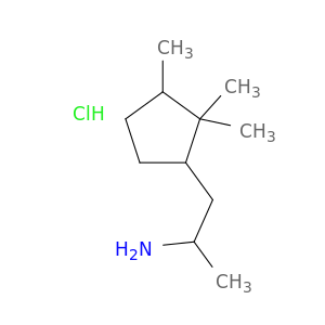 1-(2,2,3-trimethylcyclopentyl)propan-2-amine hydrochloride(1:1)