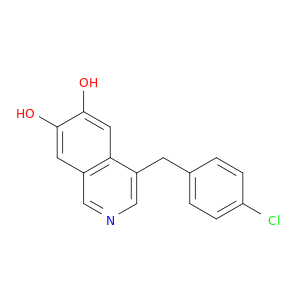 6,7-Isoquinolinediol, 4-[(4-chlorophenyl)methyl]-