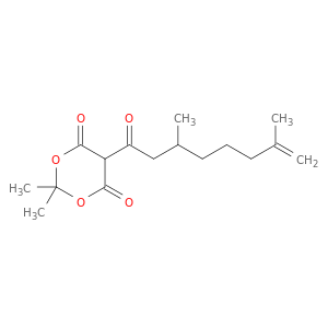 1,3-Dioxane-4,6-dione, 5-(3,7-dimethyl-1-oxo-7-octenyl)-2,2-dimethyl-
