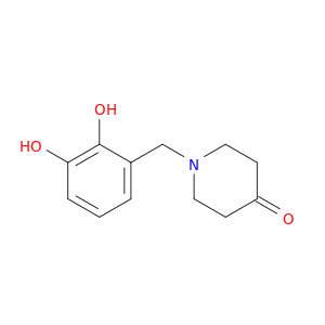 4-Piperidinone, 1-[(2,3-dihydroxyphenyl)methyl]-