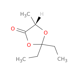 1,3-Dioxolan-4-one, 2,2-diethyl-5-methyl-, (S)-